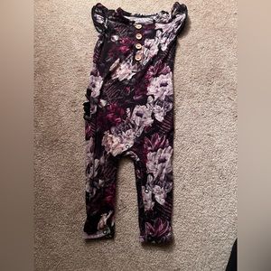 Little Bum Bum bamboo floral onesie